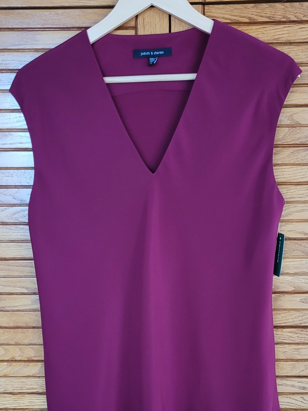Iris Setlakwe 100% Silk V-Neck Camisole in Deep Berry